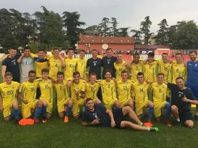 Юниорская футбольная сборная Украины победила на соревнованиях в Сербии