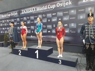 Українка виграла три золоті медалі на Гран-прі з художньої гімнастики