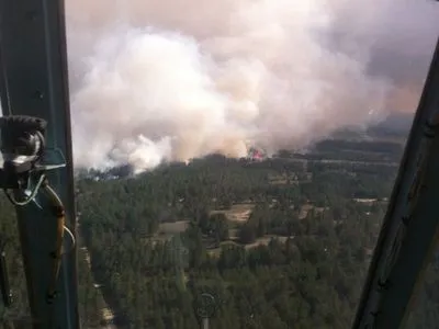 Масштабный пожар в Херсонской области: наблюдаются отдельные очаги горения