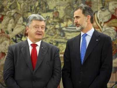 Порошенко и король Испании договорились о взаимной поддержке суверенитета государств