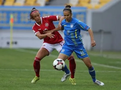 Женская сборная Украины потерпела поражение от Дании в отборе к ЧМ по футболу