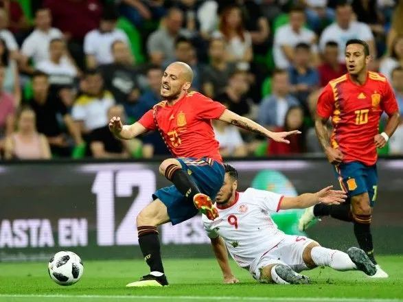 Испания перед стартом на ЧМ-2018 вырвала победу у Туниса