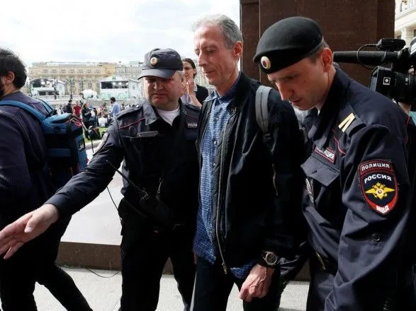 У Москві затримали британського активіста за незаконний протест у перший день ЧС-2018