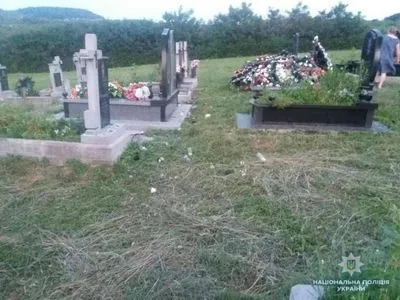Троє дітей на Закарпатті вчинили погром на цвинтарі