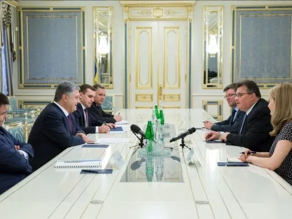 Президент Украины принял Министра иностранных дел Литвы