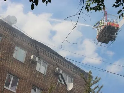 Пожар в пятиэтажке под Киевом ликвидировали