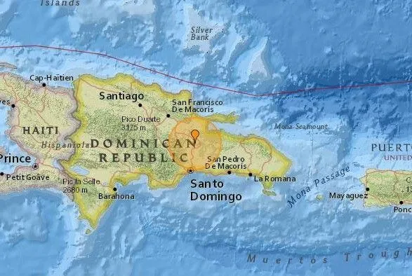 В Доминиканской Республике произошло мощное землетрясение