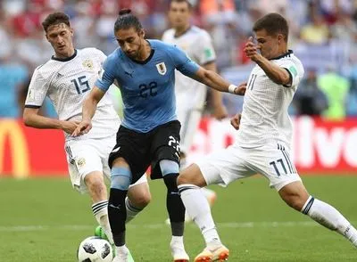 Уругвай нанес первое поражение России на ЧМ-2018