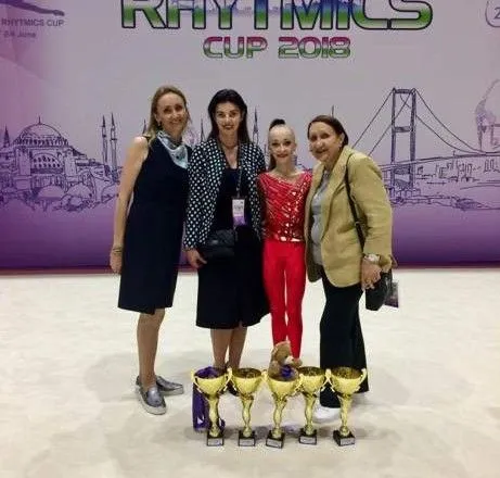 Украинская гимнастка завоевала ряд золотых наград в Стамбуле