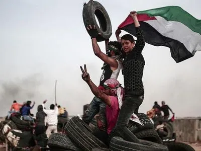 В секторе Газа продолжаются протесты