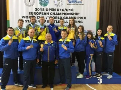 Гирьовики принесли Україні 16 медалей з юнацького ЧЄ