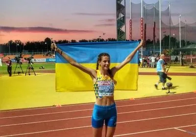 Прыгунья в высоту с рекордом завоевала для Украины "золото" юниорского ЧЕ