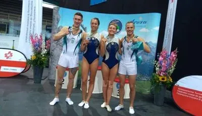 Украинцы завоевали медали Кубка мира по прыжкам на батуте