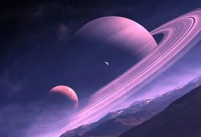 Сатурн "поет" для ледяного месяца - ученые