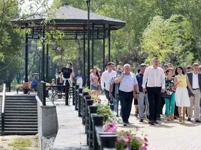 Кличко відкрив другу чергу парку “Наталка” після капітального ремонту