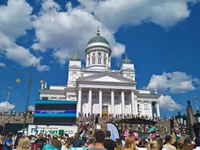 В Хельсинки накануне саммита Путина и Трампа начались акции протеста