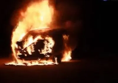 В Ужгороді підпалили автомобіль офіцера-прикордонника