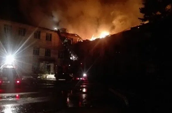 На электроподстанции в Полтаве произошел пожар