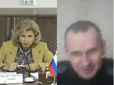 Москалькова провела відеоконференцію із Сенцовим: про що говорили