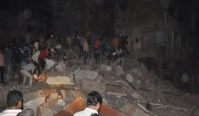 В Индии обрушилось здание: есть пострадавшие