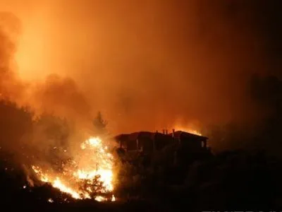 Українців немає серед постраждалих через лісову пожежу у Греції