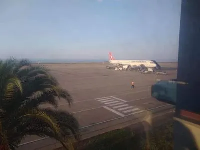Грузинский самолет, летевший в Стамбул экстренно сел из-за столкновения с птицей