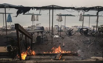 Число погибших от лесного пожара в Греции достигло 85 человек