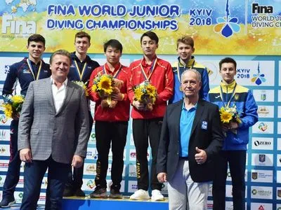 Украина завоевала первую медаль домашнего юношеского ЧМ по прыжкам в воду