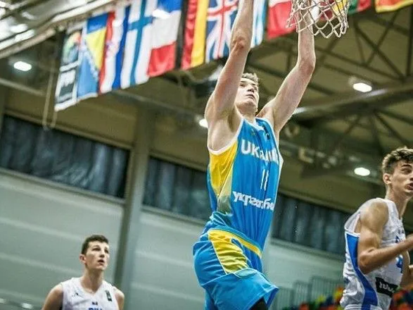 Юниорская сборная Украины по баскетболу одержала первый выигрыш на ЧЕ