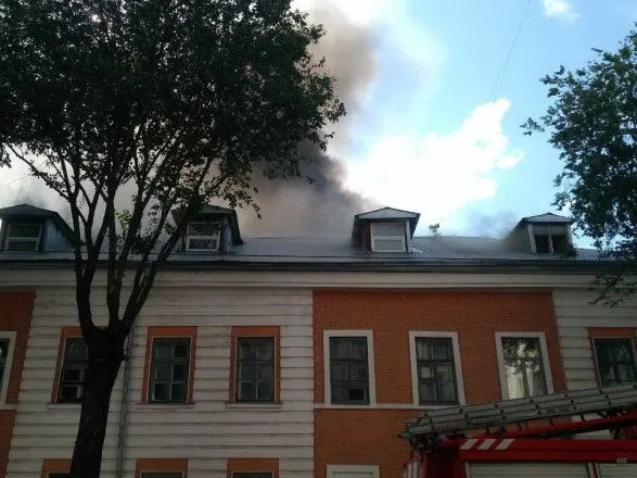 Пожар в харьковской академии локализован