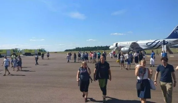 В аэропорту Финляндии загорелся пассажирский самолет