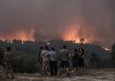 Туристический регион Португалии охватили пожары: есть пострадавшие