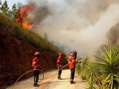 Число пострадавших от пожаров в Португалии возросло до 32