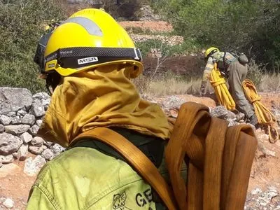 Спасатели достигли прогресса с ликвидацией пожара на востоке Испании