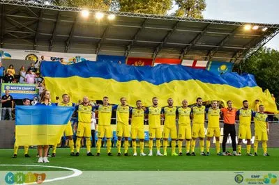 Україна стала переможцем групової стадії домашнього ЧЄ з міні-футболу