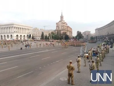 У Києві розпочалася репетиція параду до Дня Незалежності