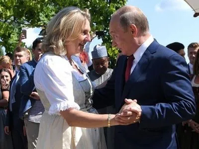 Путин опоздал на свадьбу главы МИД Австрии