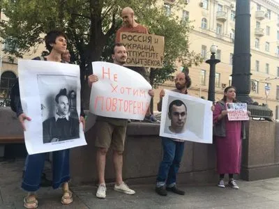 У Москві затримали сім учасників акції на підтримку Сенцова - ЗМІ