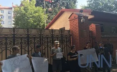 Сто дней голодания: во Львове прошла акция в поддержку Сенцова
