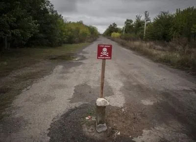 На Донбассе от взрыва противопехотной мины погибла местная жительница