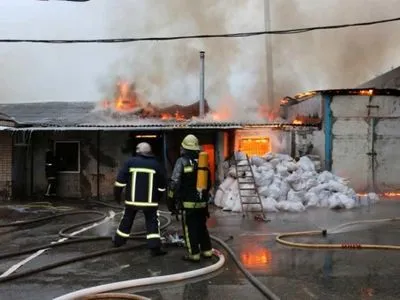 В Винницкой области горел маслоэкстракционный завод