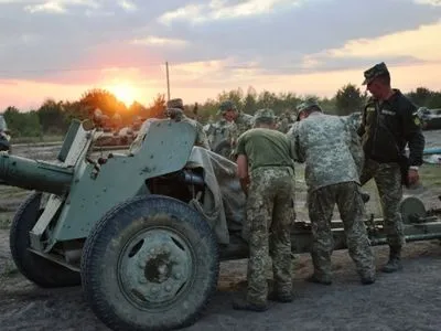 Українські артилеристи провели військові навчання