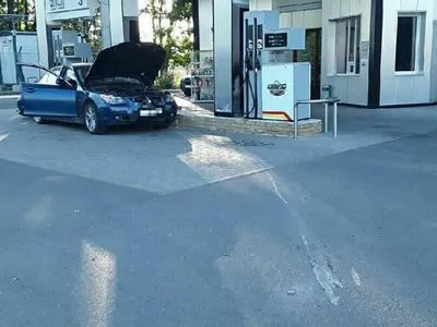 В Харькове водитель, убегая от полиции, совершил ДТП