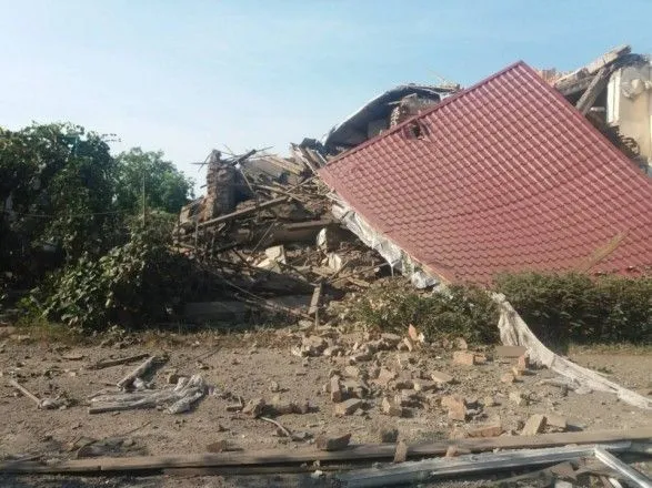 На Закарпатье от взрыва полностью разрушился дом