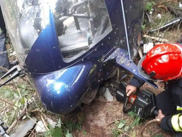 Прокуратура відкрила справу через падіння вертольота на Трухановому острові