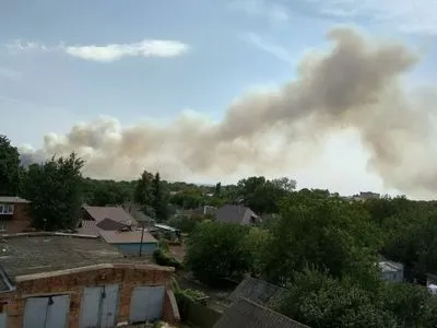 Пожар в хвойном лесу в Харьковской области ликвидировали