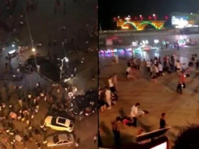 В КНР автомобиль совершил наезд на людей: есть погибшие, десятки травмированы
