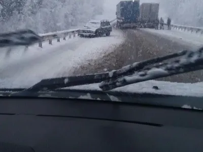 В России выпал снег