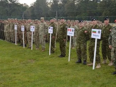 Во Львовской области завершились военные учения "Репид - Трайдент"
