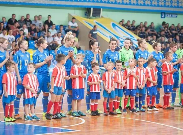 Женская сборная Украины по футзалу одержала первую победу в квалификации к Евро-2019
